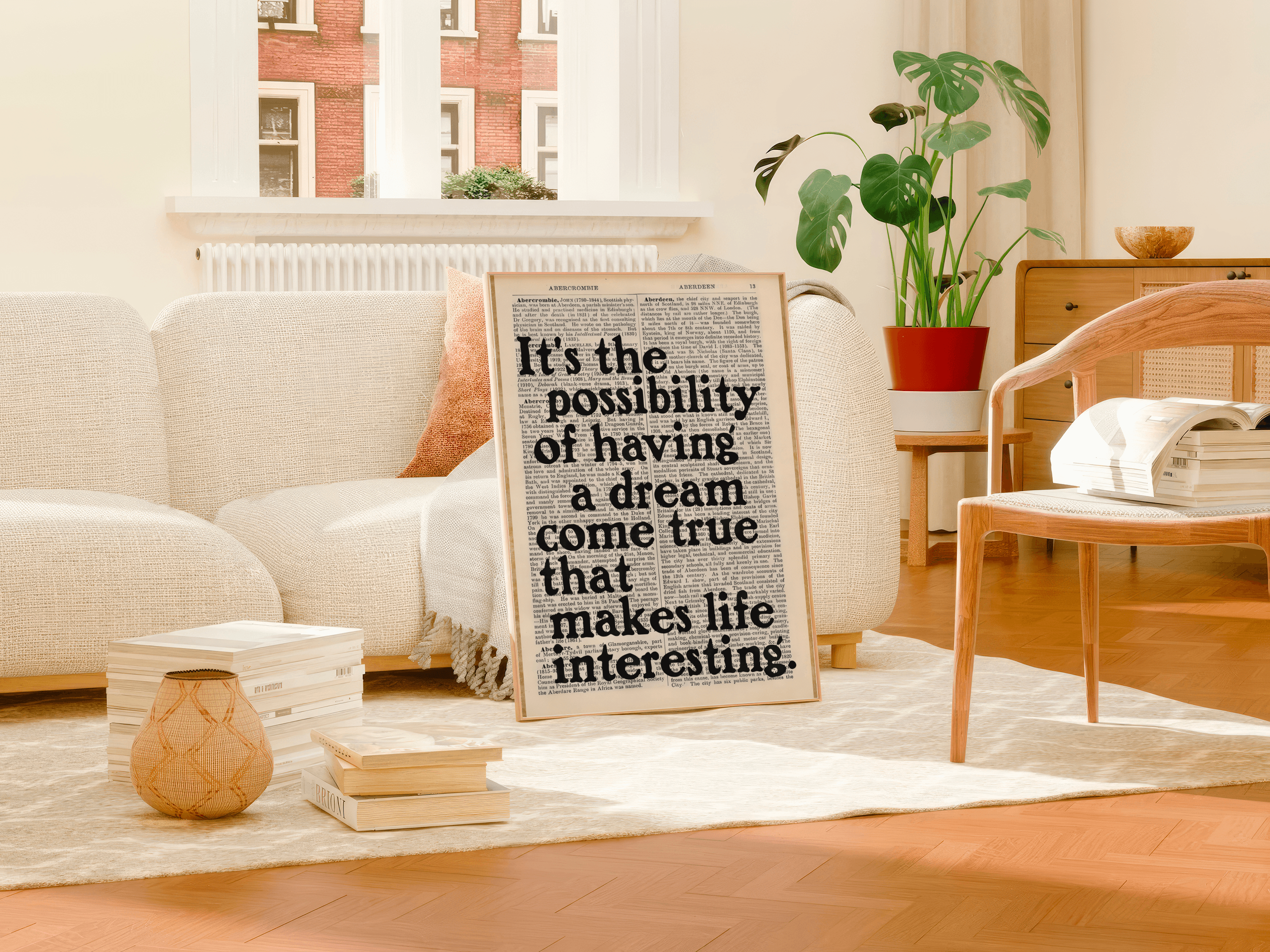 Dream Old Dictionary Print