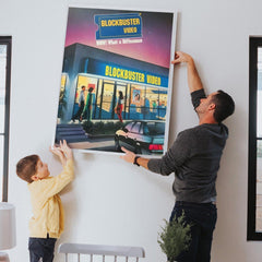 Blockbuster Video Retro ADS | Poster